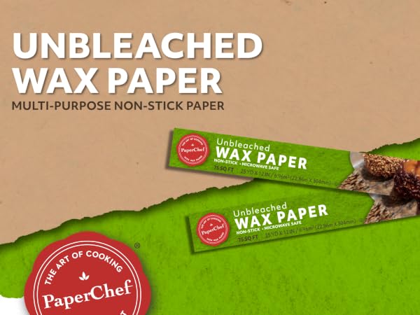 PaperChef parchment bags, cooking bags, oven-safe, non-stick, meal prep, 12 pack