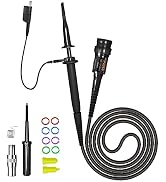 Goupchn High Voltage Oscilloscope Probe P4250 100:1 2KV 250MHz Alligator Crocodile Clip BNC Test ...