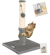 Happi N Pets Cat Scratching Post, Cat Scratcher for Kittens or Medium Cats, Sisal Scratch Post & ...
