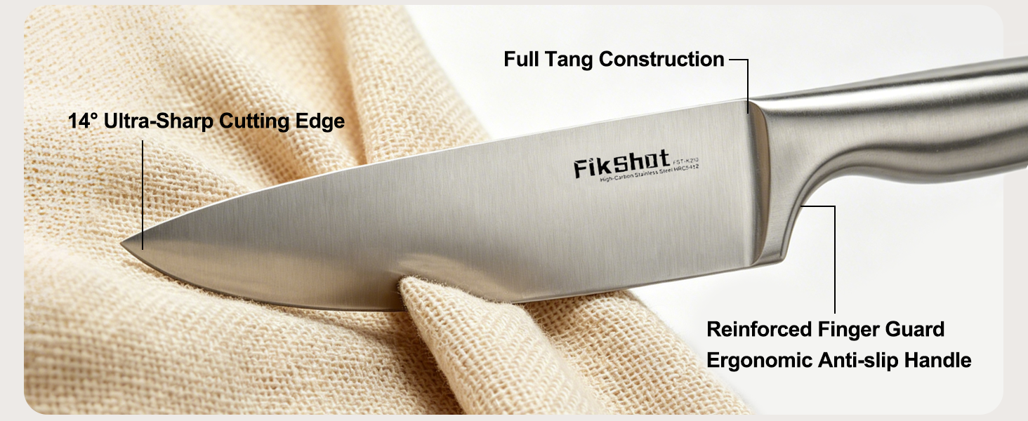 Full Tang Construction for Superior Durability, delivering perfect balance and exceptional strength.