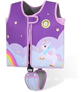 Mambobaby Kids Swim Vest Built-in Detachable Buoyancy Boards Toddler Swim Jacket Toddler Floaties...