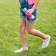 Ello 14oz Emma Vacuum Insulated Stainless Steel Kids Water Bottle with Straw