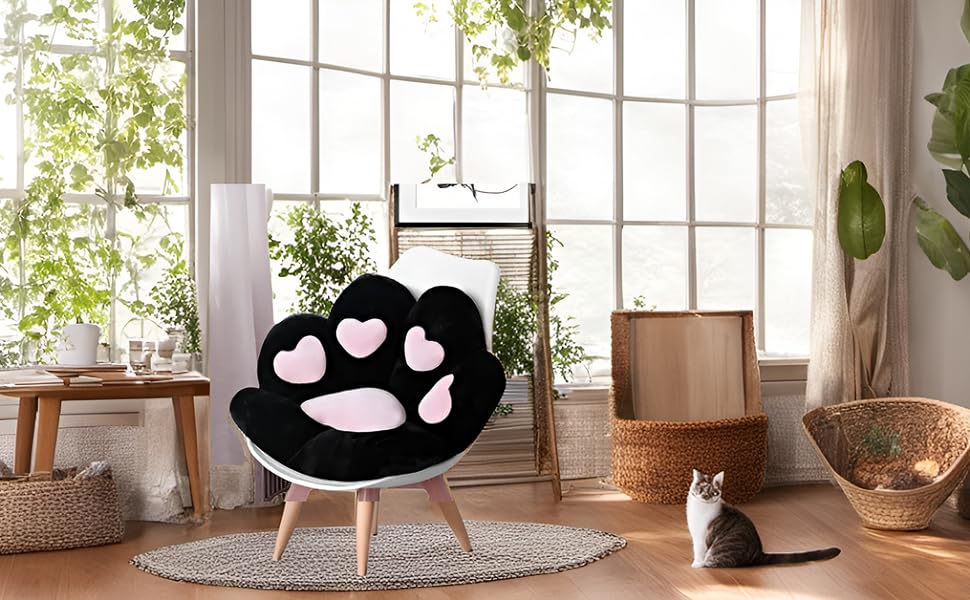 cat paw cushion