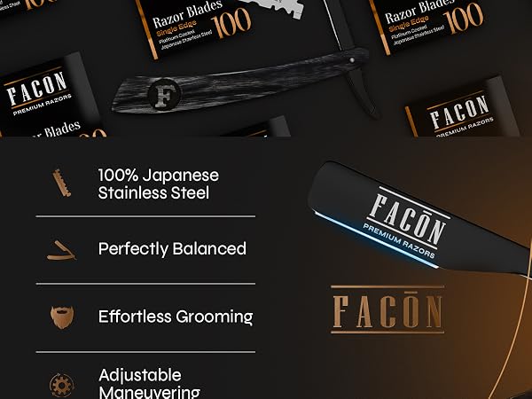 Facón Straight Razors for Men
