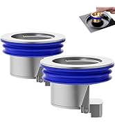 QruiLanTu 2 pieces Shower Floor Drain Backflow Preventer Magnetic Levitation One Way Drain Valve ...