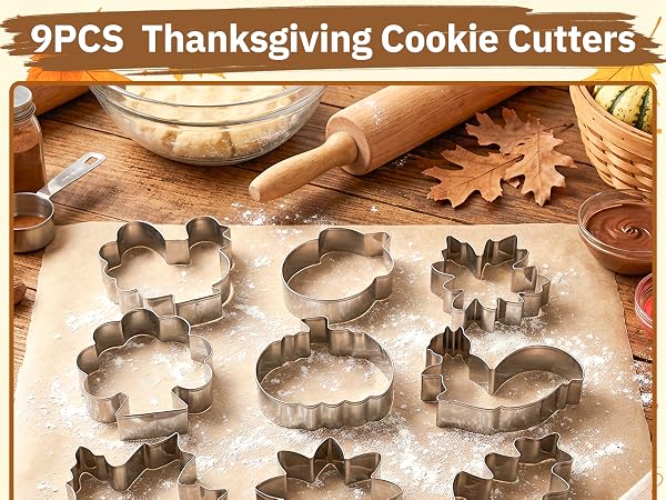 Thanksgiving Cookie Cutters