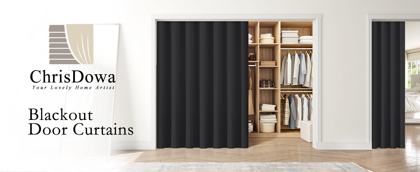 door curtain door Curtains blackout single curtain panel drapes