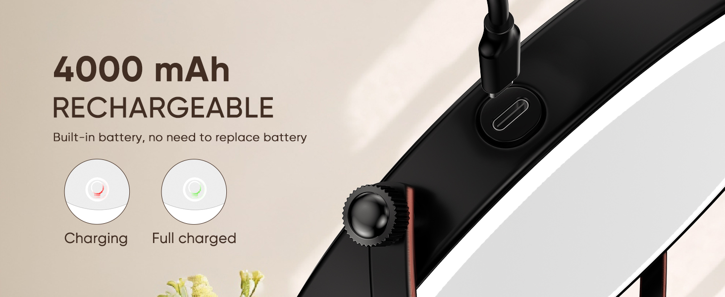 light mirror makeup charge