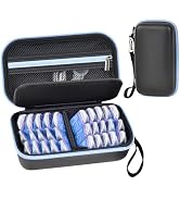 Daily Contact Lens Case Fits 30+ Disposable Daily Lenses, Portable Contact Lens Storage Organizer...