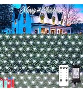 JMEXSUSS 360 LED Net Christmas Lights Outdoor Waterproof, Connectable 12ft x 5ft Net Lights Outdo...