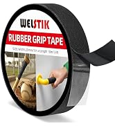 WELSTIK Rubber Grip Tape - Ultra Strong Waterproof Non-Slip Tape with Textured Adhesive - 1" x 33...