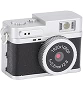 Pomya Mini Digital Camera, 1080P HD Tiny Retro Keychain Camera with 200mAh Battery, LED Fill Ligh...