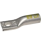 Morris Products 93070 Compression Lug, 1 Hole, Aluminum, 300mcm Wire Range, 1/2" Stud Size