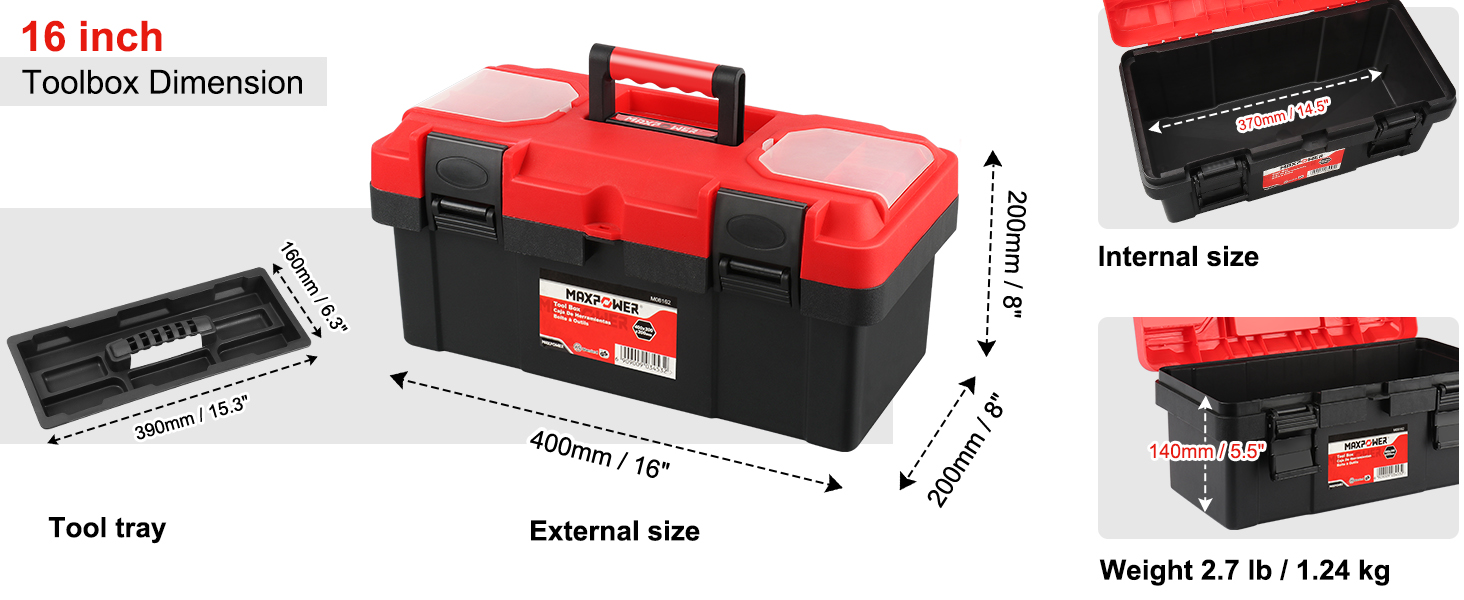 tool box 16 inch