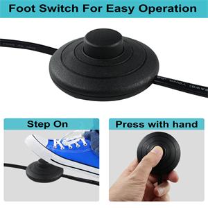 2 Prong Power Cord with Foot Switch