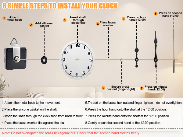 Quartz Clock Movement Repair Kit