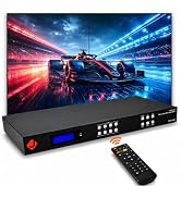 J-Tech Digital 4k 2X2 Video Wall Controller Multiviewer Seamless Matrix 4K@60Hz Input 4K30Hz Outp...