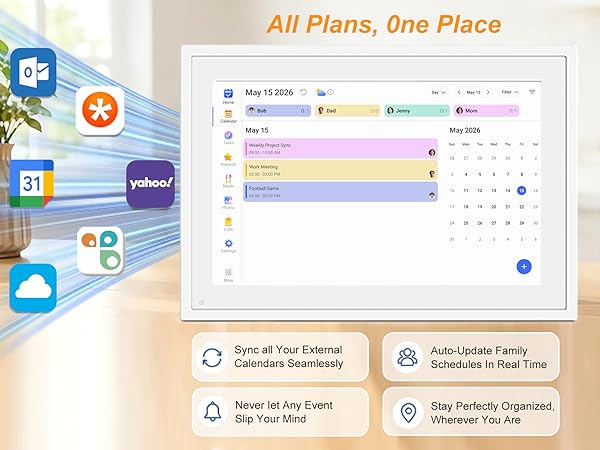 Kitchen Command Center And Meal Planner