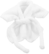 Wakauto Doll Bathrobe & Sleepwear Set for 8-12 inch Stuffed Animals | Plush Bear Robe, Cotton Kim...