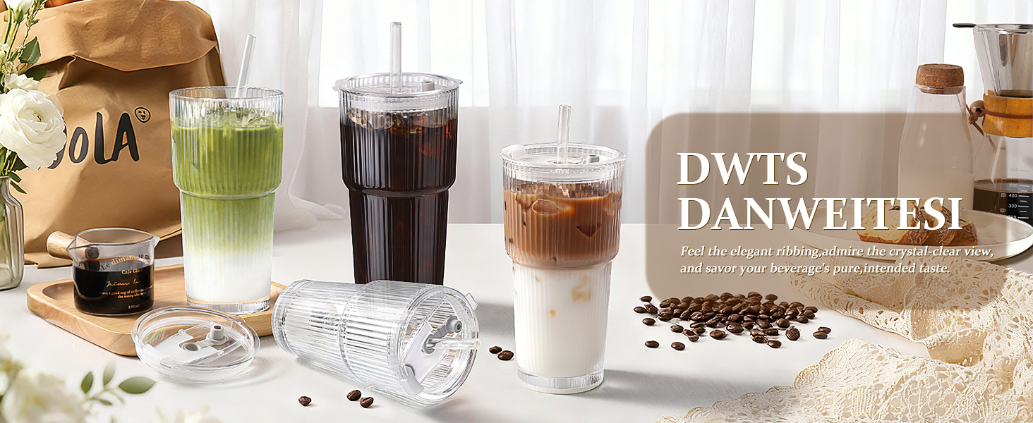 glass coffee cups