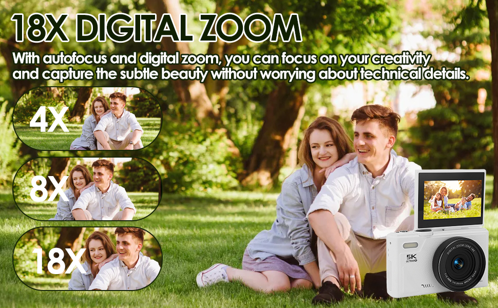 5K Digital Camera for Photography