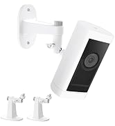 2-Pack Adjustable Wall Mount for Ring Stick Up Cam Pro, 360° Swivel Design for Perfect Viewing An...