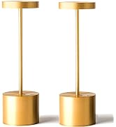 SAKRINGT 2 Pack Cordless Table Lamp Rechargeable,5000mAh Battery Powered Table Light,3 Color Step...