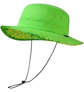 UVSAI UPF 50+ Foldable Sun Hat Patterned Under Brim Bucket Hats for Summer Hiking Fishing Beach S...
