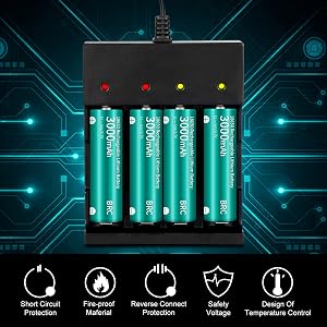 Safety and Intelligent Charger 4 Bay