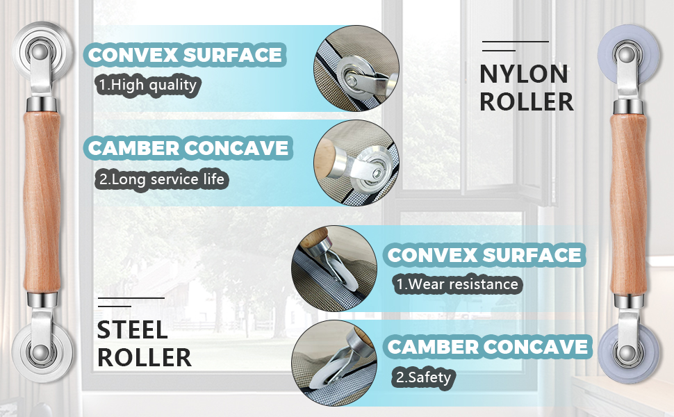screen rollers advantage