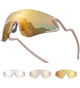 ROCKBROS Photochromic Safety Glasses, Transition Cycling Glasses for Men Women, Sports Sunglasses...