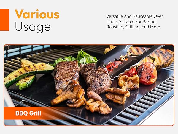 Heavy Duty Oven Liners for Bottom of Oven