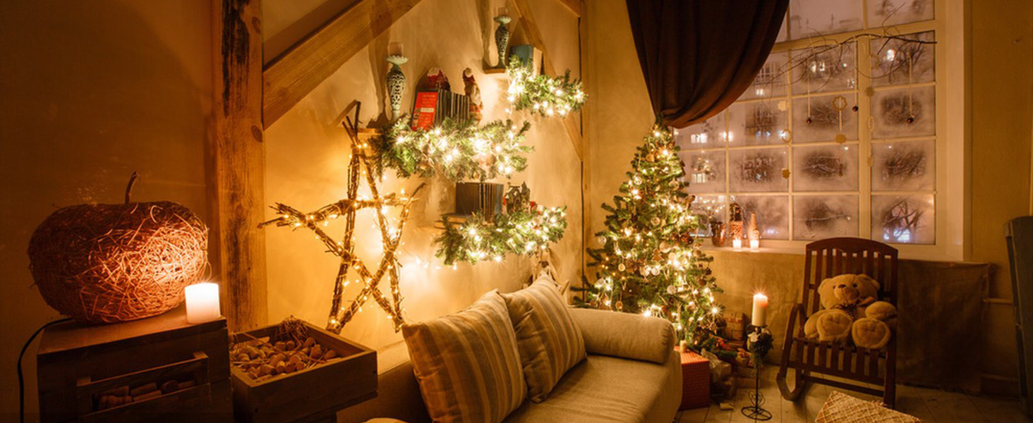 Starry String Lights Outdoor Indoor