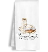 HSIASHENG Sourdough Baker Gifts Kitchen Towels, Funny Bread Baking Dish Towels, Gifts for Sourdou...