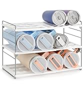 Upgraded Large Expandable Water Bottle Organizer for 40 oz Stanley, Owala & Yeti Tumblers, Adjust...