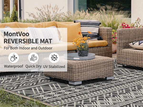 Outdoor Rug Waterproof Outdoor Patio Rug 5x8 6x9 8x10 9x12 Outdoor Plastic Straw Rug