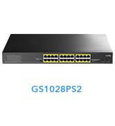 Cudy 24 Gigabit Ethernet Unmanaged PoE+ Switch, 300W, 24 * 100/1000Mbps PoE+ Ports, 2 Gigabit SFP...