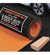 Heavy-Duty Garage Floor Mat 17' x 7'4" - Waterproof Garage Flooring for Cars & SUVs, Durable Gara...