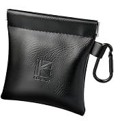 1PCS KBEAR BP01 Plus in Ear Monitor Case for IEMS, Mini Portable PU Leather Headphones Case with ...