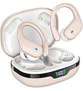 HAOYUYAN Wireless Earbuds, Sports Bluetooth Headphones, 80Hrs Playtime Ear Buds with LED Power Di...
