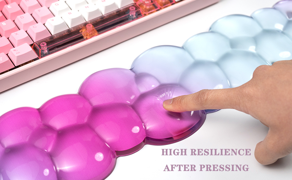 clear keyboard wrist rest