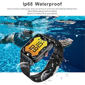 smart watch IP67 waterproof fitness tracker swimming watch rain splash dustproof shockproof