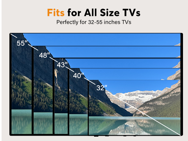 fits for all size tvs
