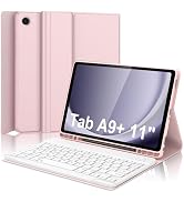FOGARI Galaxy Tab A9 Plus 11 inch Keyboard Case, Detachable Wireless Bluetooth Keyboard, Samsung ...