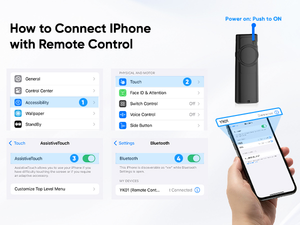 How to Connect IPhone with Remote Control