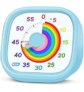 HIPPIH Visual Timer for Kids - 60 Minute Pomodoro Timers for Classroom Kitchen Office, Countdown ...