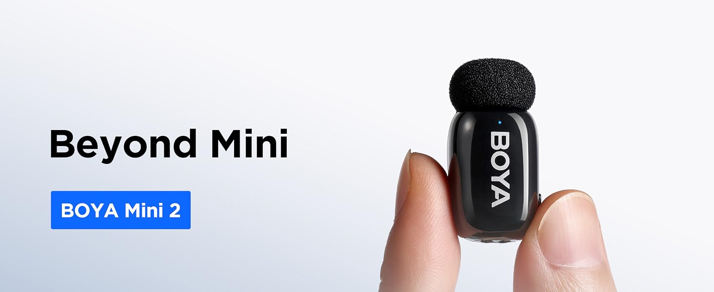 boya wireless lavalier microphone