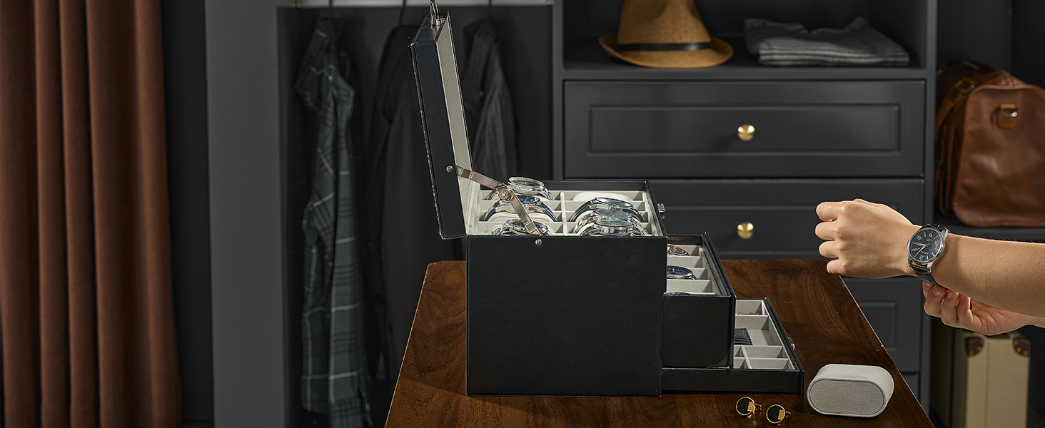 Watch Holder with Drawer