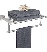 Alise 16 Inch Towel Racks for Bathroom, Towel Rack Wall Mounted with Tower Bars, SUS 304 Stainles...