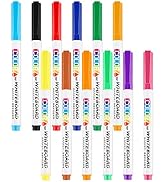 Teskyer Dry Erase Markers, 12 Pack, Fine Tip Whiteboard Markers, Assorted Colors